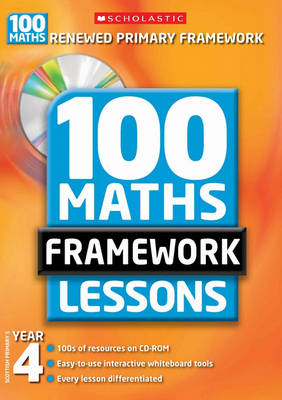 Book cover for 100 New Maths Framework Lessons for Year 4