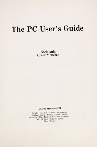 Cover of Personal Computer User's Guide