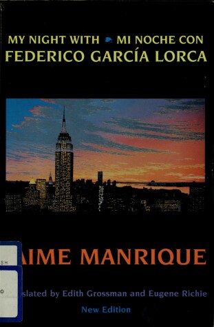 Book cover for My Night with Frederico Garcia Lorca