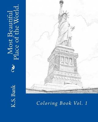 Book cover for Most Beautiful Place of the World. Coloring Book Vol. 1
