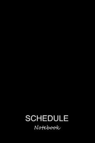 Cover of Schedule Notebook