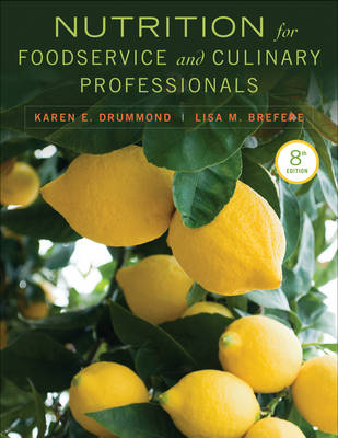 Book cover for Nutrition for Foodservice and Culinary Professionals 8e + WileyPLUS Registration Card