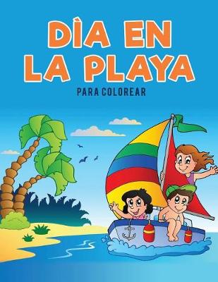 Book cover for DIa en la playa para colorear