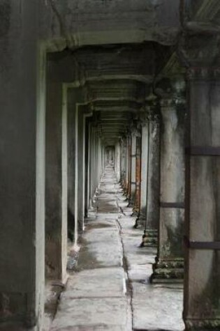 Cover of Hallway at Angkor Wat - Blank Notebook