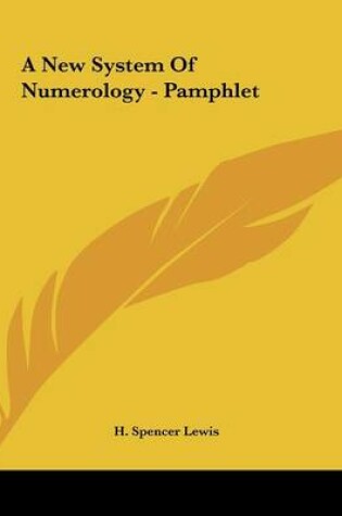 Cover of A New System of Numerology - Pamphlet