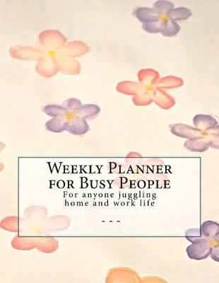 Book cover for Weekly Planner for Busy People