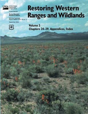 Book cover for Restoring Western Ranges and Wildlands (Volume 3, Chapters 24-29, Appendices, Index)