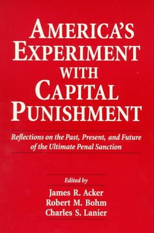 Cover of America's Experiment with Capital Punishment