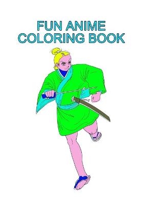 Book cover for Fun Anime Coloring Book