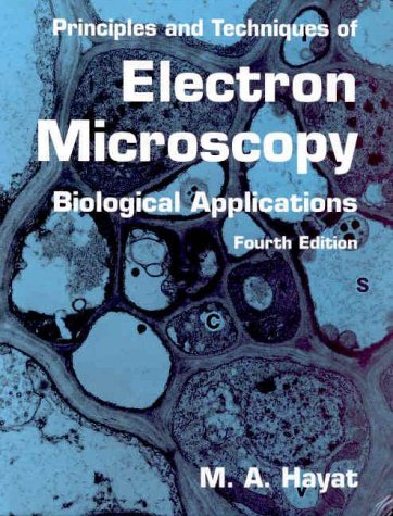 Cover of Principles and Techniques of Electron Microscopy