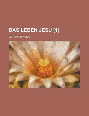 Book cover for Das Leben Jesu (1)