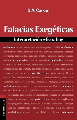 Book cover for Falacias Exegeticas