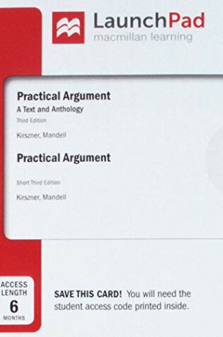 Cover of Launchpad for Practical Argument (1-Term Access)
