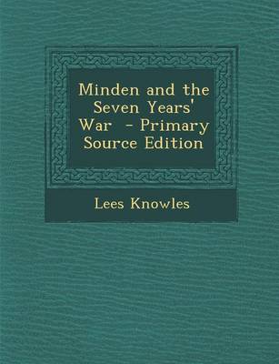 Book cover for Minden and the Seven Years' War - Primary Source Edition