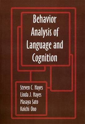 Book cover for Behavior Analysis of Language and Cognition