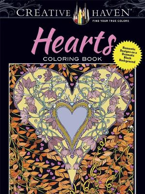 Book cover for Creative Haven Hearts Coloring Book