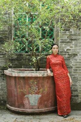 Book cover for Chinese Woman in Red Grid Notebook