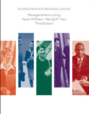 Cover of Managerial Accounting Pearson New International Edition, plus MyAccountingLab without eText