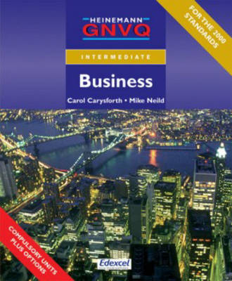 Book cover for Intermediate GNVQ Business Student Book with Options