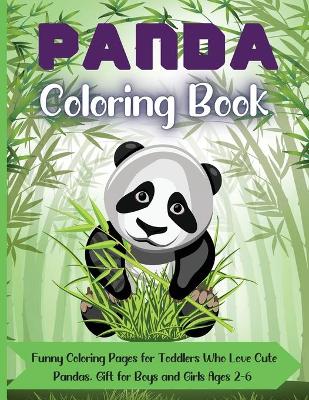 Book cover for Panda Coloring Book