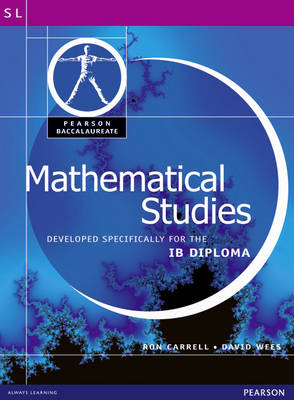 Book cover for Pearson Baccalaureate: Mathematical Studies for IB Diploma