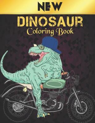 Book cover for Dinosaur Coloring Book New