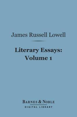 Cover of Literary Essays, Volume 1 (Barnes & Noble Digital Library)