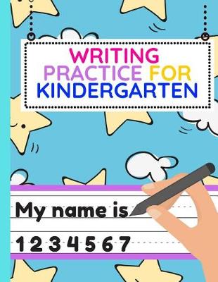 Book cover for Writing Practice for Kindergarten