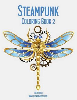 Cover of Steampunk Coloring, Book 2