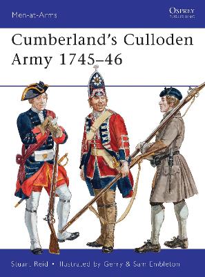 Book cover for Cumberland's Culloden Army 1745-46