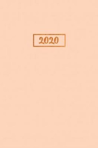 Cover of Peach Gold Planner 2020