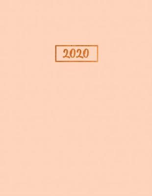 Cover of Peach Gold Planner 2020