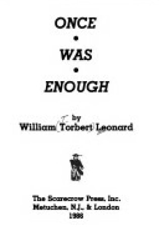 Cover of Once Was Enough