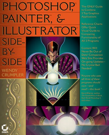 Book cover for Photoshop, Illustrator and Painter Side-by-side