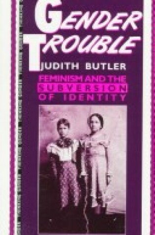 Cover of Gender Trouble