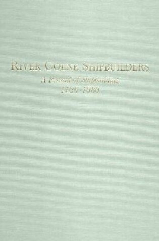 Cover of River Colne Shipbuilders