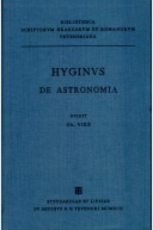 Cover of De Astronomia CB