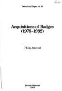 Cover of Acquisitions of Badges