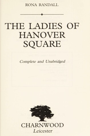 Cover of The Ladies of Hanover Square