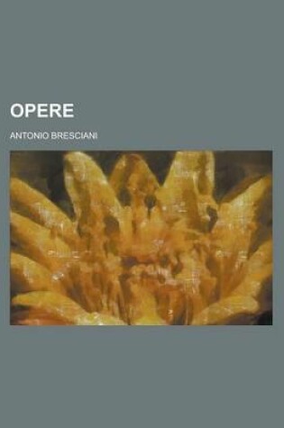 Cover of Opere