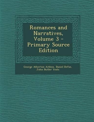 Book cover for Romances and Narratives, Volume 3