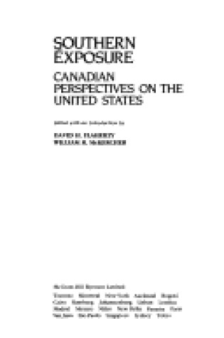 Cover of Southern Exposure: Canadian Perspectives on the U.S.