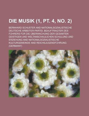 Book cover for Die Musik (1, PT. 4, No. 2 )