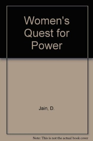 Cover of Women's Quest for Power