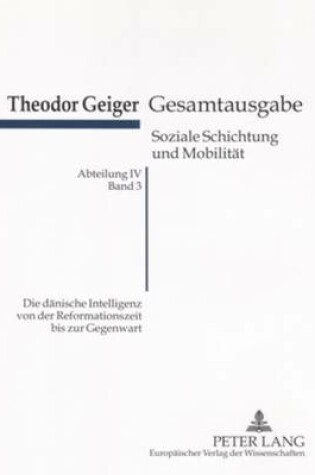 Cover of Die Daenische Intelligenz Von Der Reformationszeit Bis Zur Gegenwart