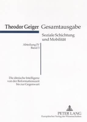 Cover of Die Daenische Intelligenz Von Der Reformationszeit Bis Zur Gegenwart