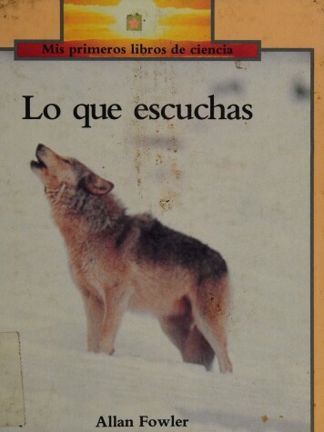 Book cover for Lo Que Escuchas