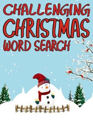 Book cover for Challenging Christmas Word Search