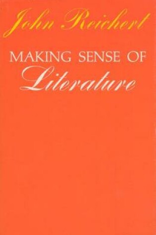 Cover of Making Sense of Literature