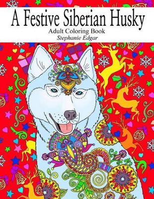 Book cover for A Festive Siberian Husky